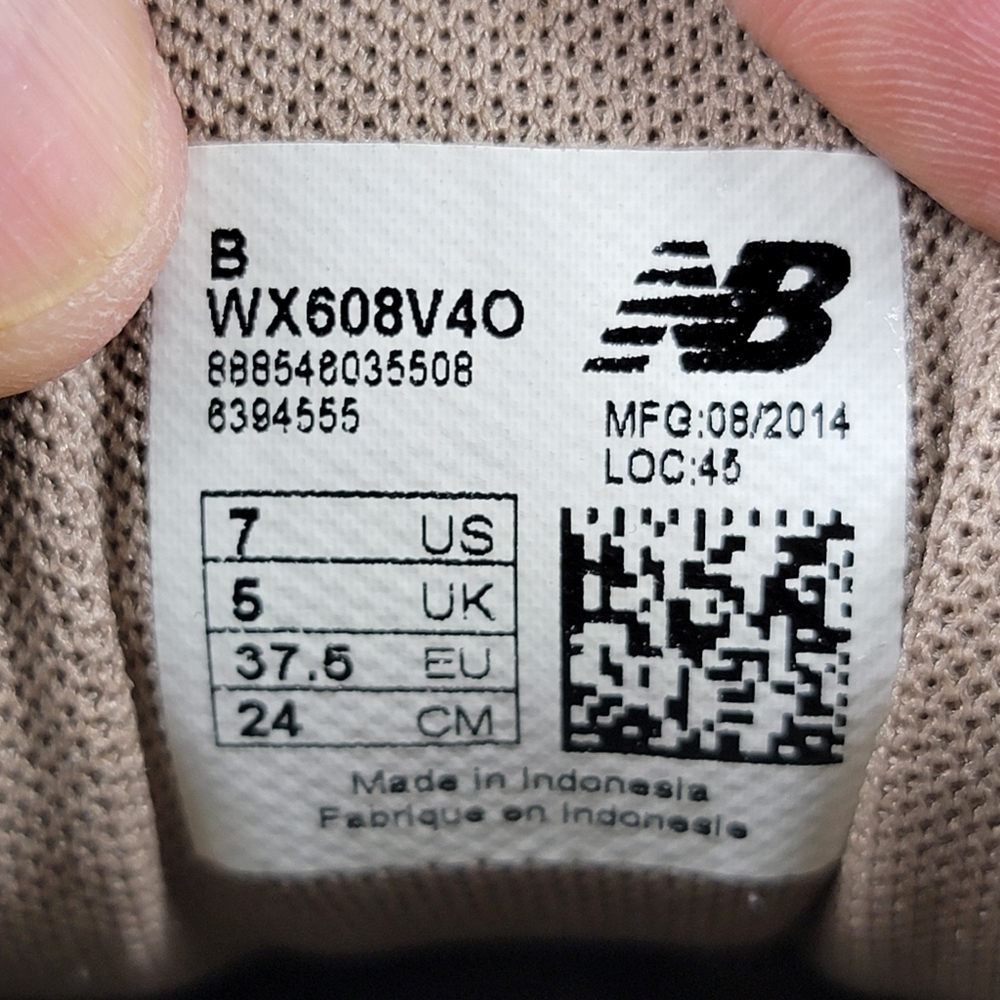 New Balance Brown Suede Athletic Sneakers with Light Blue Accent - Picture 9 of 9